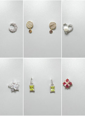 三件包邮！925银针耳钉女简约小巧气质韩国个性星星雪糕耳环38306