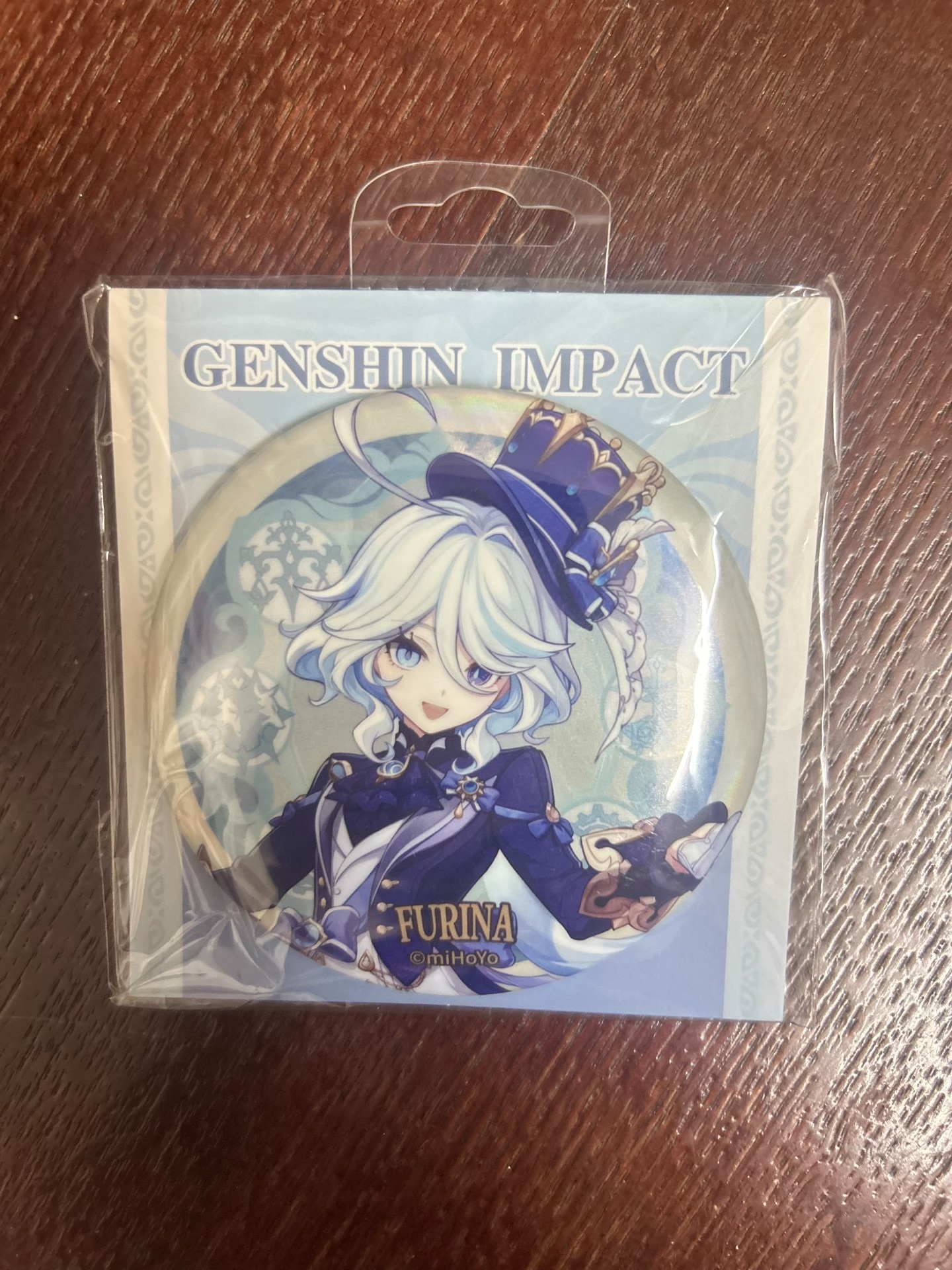 LIMITED - LAST ONE - Genshin Impact Furina Fontaine Badge - China Exclusive Anime Merch