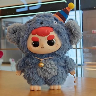 matata不想系列毛绒盲盒搪胶pvc脸公仔玩具可爱生日礼物摆件潮玩