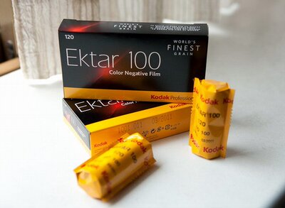 专业彩色负片柯达120胶卷EKTAR