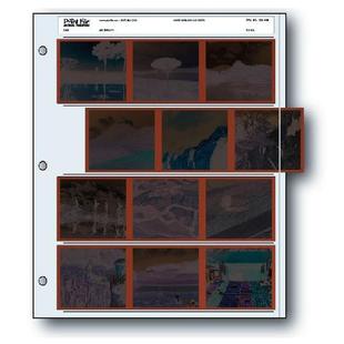 美国宝图 Printfile 120 6*7 博物馆级无酸底片底片袋活页120-4UB