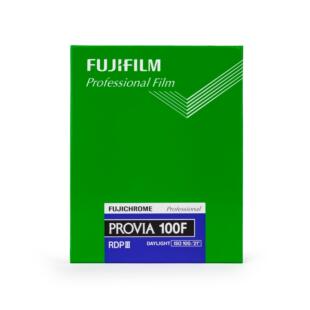 富士RDP Provia100F 4x5 8x10 彩色正片大画幅页片反转片 2027.3