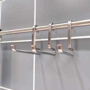 IKEA宜家代购康福斯不锈钢厨房挂钩3个套装  长挂钩