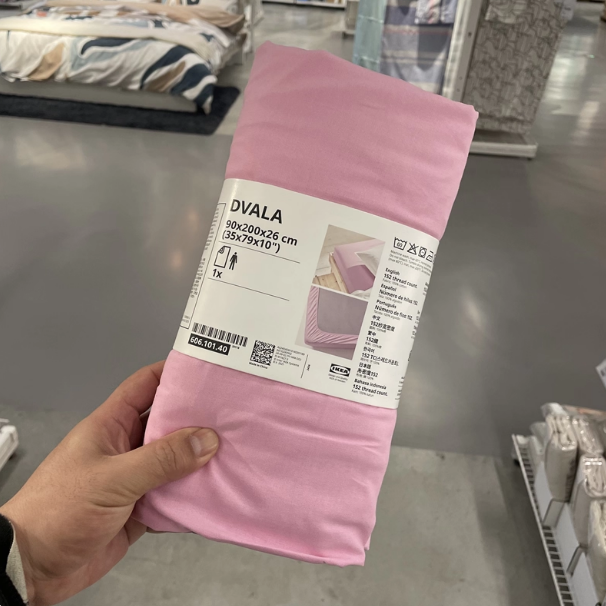 IKEA宜家 代芙拉 床垫罩床笠纯棉防保护罩滑固定防尘床上用品特价