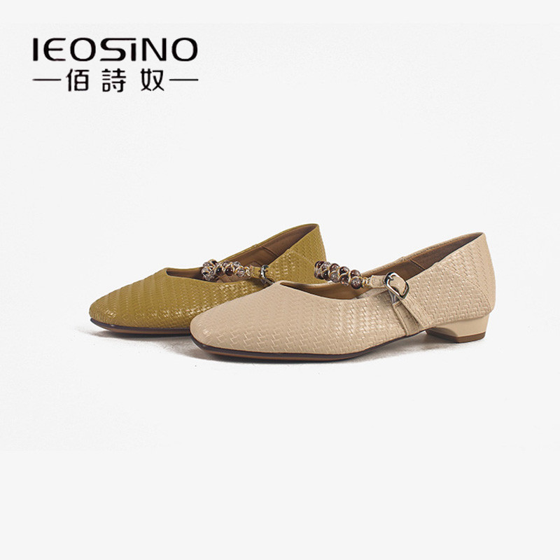 佰诗奴法式玛丽珍鞋女2026新款软底编织平底鞋不累脚方头浅口单鞋,女鞋,玛丽珍鞋,淘宝优惠券,粉丝福利购,淘宝优惠卷