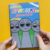 新款 sprunki安静书趣味游戏玩具手工DIY解压反复玩材料儿童专注力