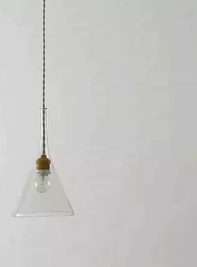 vintage黄铜吧台玄关吊灯法国19中古典世纪美学工业美式复古玻璃