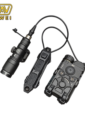 NAWEI水弹玩具尼龙版OGL镭射盒指示器三件套装M600电筒鼠尾PEQ