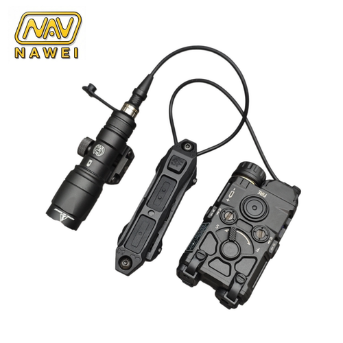 NAWEI水弹玩具尼龙版OGL镭射盒指示器三件套装M600电筒鼠尾PEQ