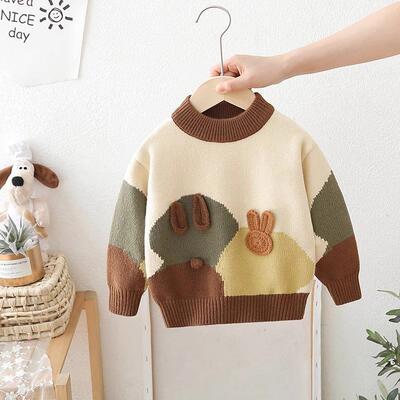 加绒中小童儿童针织内搭打底衫