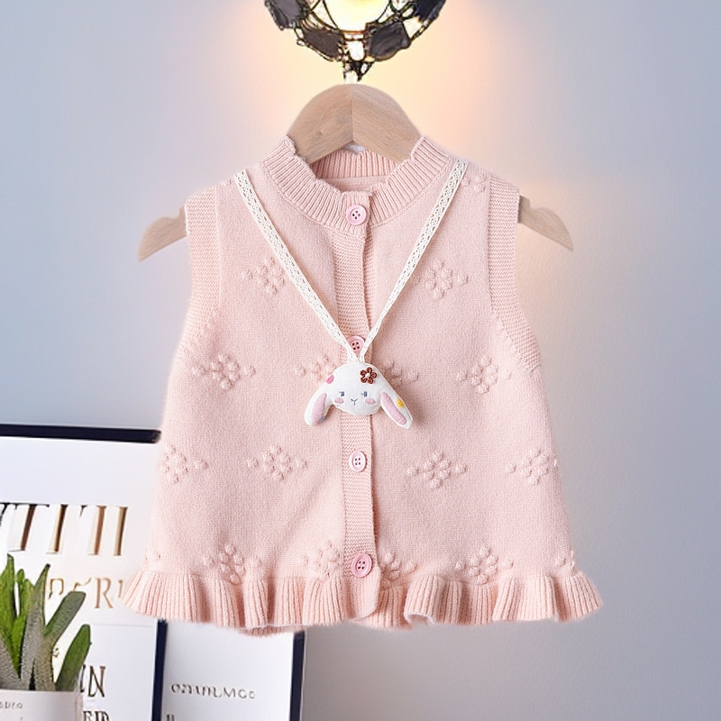 女童针织毛衣马甲背心春秋季2025新款时尚百搭童装儿童马甲针织衫,童装/婴儿装/亲子装,马甲,淘宝优惠券,粉丝福利购,淘宝优惠卷