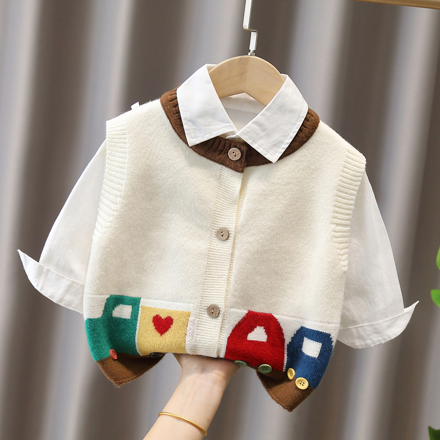 男童针织开衫马甲背心春秋款外穿儿童装卡通砍肩背心男宝宝马夹潮,童装/婴儿装/亲子装,马甲,淘宝优惠券,粉丝福利购,淘宝优惠卷