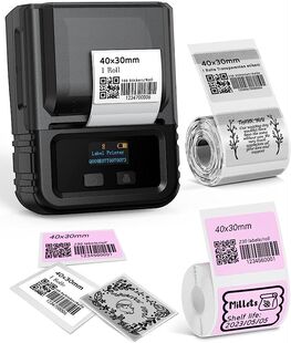 Phomemo M120 Etikettendrucker Maschine Bluetooth Barcode
