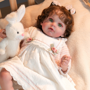 HK正版重生娃娃塑胶玩偶人形玩具仿真洋娃娃陪伴人偶安抚礼物