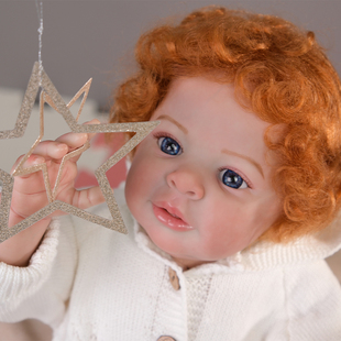 HK正版重生娃娃仿真人偶塑胶玩具陪伴玩偶安抚洋娃娃毛绒玩具