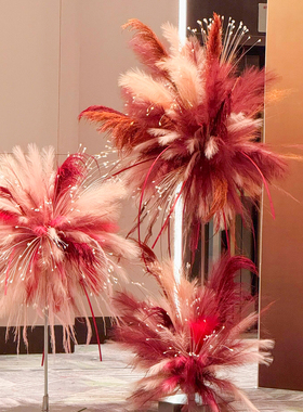 多巴胺白日焰火手工烟花仿真礼花2026元旦新年氛围感布置客厅装饰