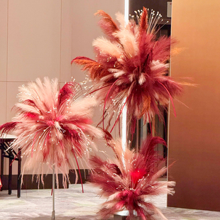 多巴胺白日焰火手工烟花仿真礼花2026元旦新年氛围感布置客厅装饰