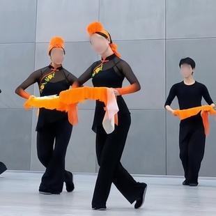 安徽花鼓灯《大兰花》组合女子群舞同款舞蹈演出表演服装专业定制