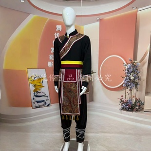 男子古典舞群舞《傩戏》同款非遗舞蹈演出表演服装专业定制