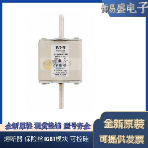 COOPER 伊顿BUSSMANN熔断器170M6814 690V 1000A 快速熔断器