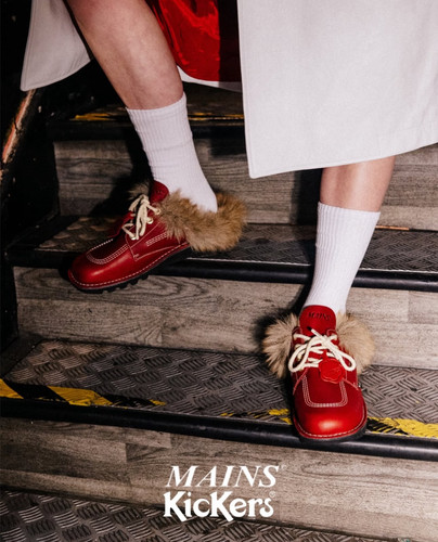 MAINS x KICKERS 联名合作款毛绒鞋