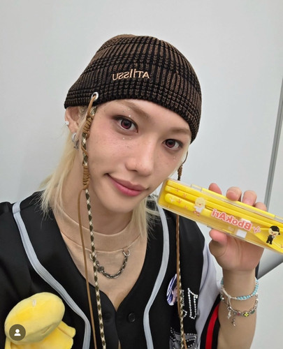 Atiissu 25SS Falcon Beanie BR针织刺绣毛线帽