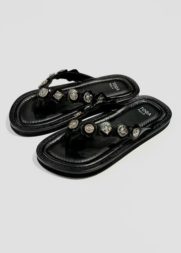 TOGA PULLA SHOE FLOWER CONCHO THONG SANDALS拖鞋