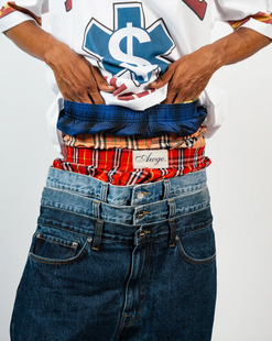 STACKED DENIM A$AP AWGE 牛仔裤 LAYERED ROCKY同款 25PFW