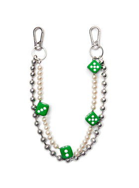 VEERT The Ball Pearl 4 Dice Wallet Chain 骰子珍珠裤链