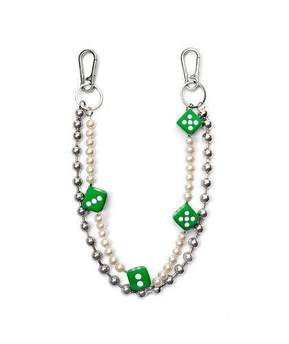 VEERT The Ball Pearl 4 Dice Wallet Chain 骰子珍珠裤链