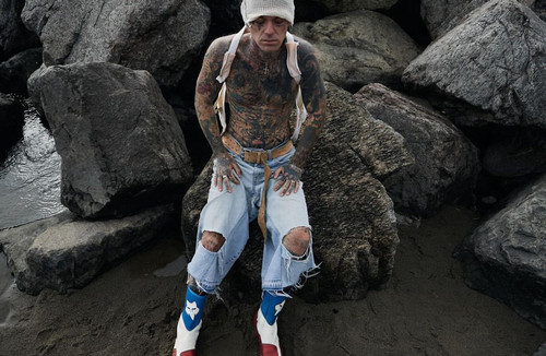 JOSHUA JAMAL DENIM NBHD SHORT LW DISTRESSED复古牛仔破洞短裤