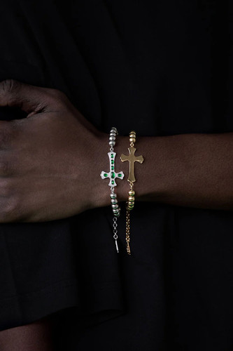 Veert 24SS The Plain Cross Bracelet 十字手链