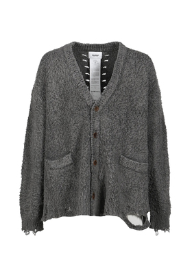 doublet 25AW BACKBONE KNIT CARDIGAN针织开衫