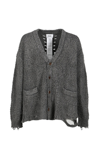 doublet 25AW BACKBONE KNIT CARDIGAN针织开衫