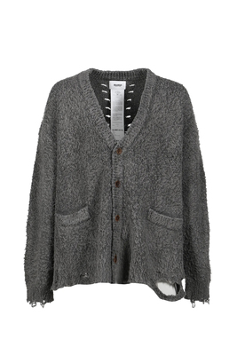 doublet 25AW BACKBONE KNIT CARDIGAN针织开衫