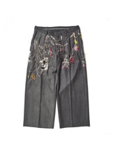 doublet EMBROIDERED CHAIN TAILORED TROUSERS刺绣西装长裤