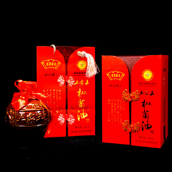 沅陵县土家王枞菌油(中国结包装)800g