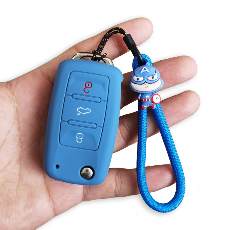 大众朗逸钥匙套速腾polo途观扣女