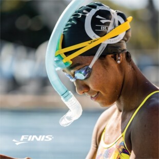 Finis稳定呼吸管黄色Stability Snorkel: Speed Yellow