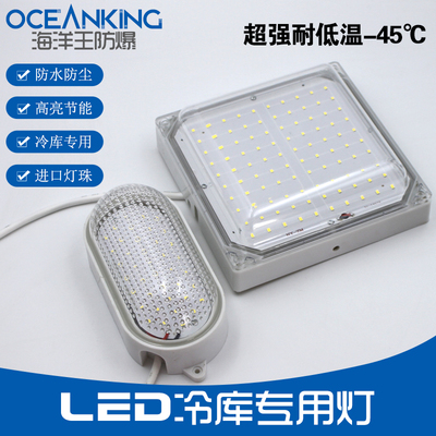 海洋王防爆冷库灯三防防水防潮ip67低温45度浴室卫生间冷冻室专用