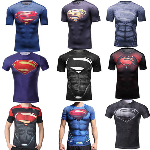 紧身健身衣篮球跑步训练短袖T恤