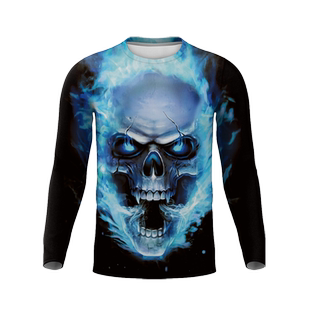 夏3D立体九尾妖狐速干透气宽松加大码冰丝五分裤短裤短袖T恤套装