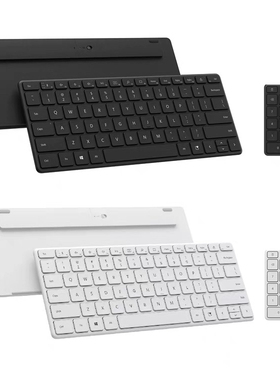 微软时尚设计师无线蓝牙键盘3膜电脑iPad办公多设备链接轻薄便携