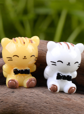 微景观盆栽猫咪摄影公仔小摆件