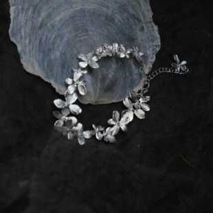 无尽夏手工可调节花朵手錬女