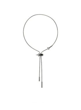 降凛系列星坠方舟项链可调节抽拉式长款小众抽绳项链女