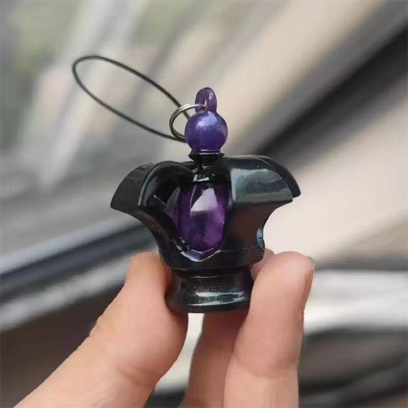 魔法少女小圆焰魔灵魂宝石扭蛋项链吊坠动漫周边金属挂件独特设计