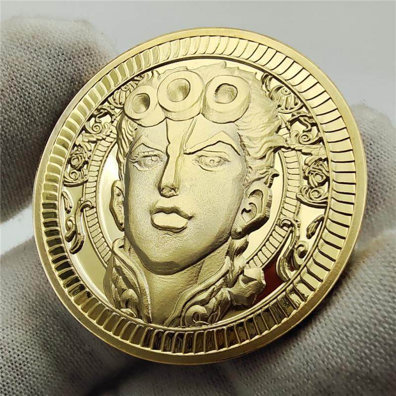 日本动漫JOJO纪念币 乔鲁诺乔巴拿冒险纪念币黄金之风硬币