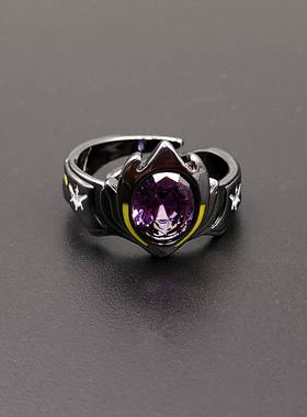 叛逆的鲁鲁修Code Geass鲁路修黑色骑士团戒指指环动漫周边饰品