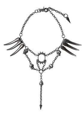 原创手作朋克废土风部落重工覆古做旧项炼